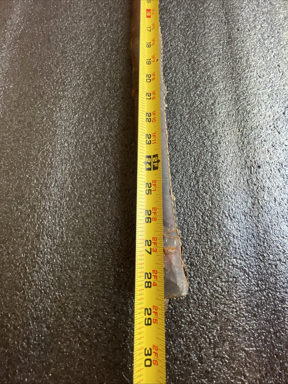 ORIGINAL WWII WW2 JAPANESE SWORD LEATHER SCABBARD COVER FOR PARTS OR REPAIR