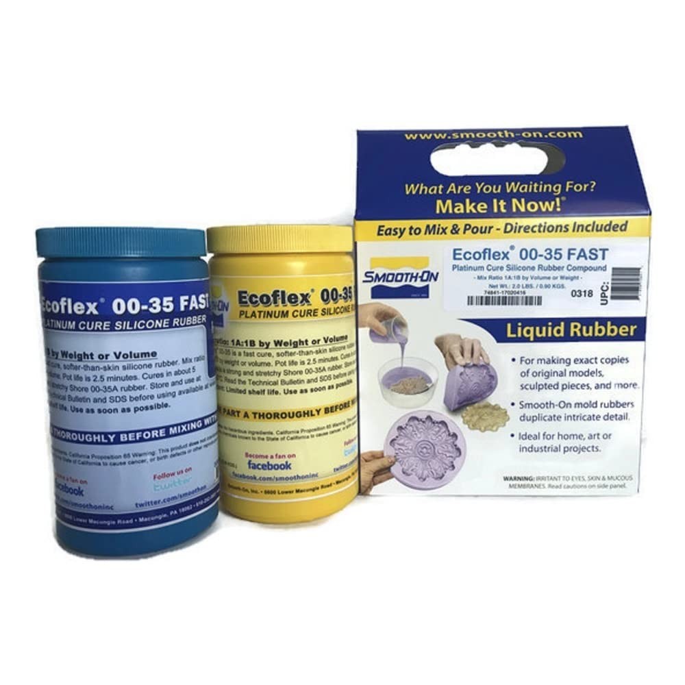 Ecoflex 00-35 Fast Platinum Cure Silicone - 2 Lbs
