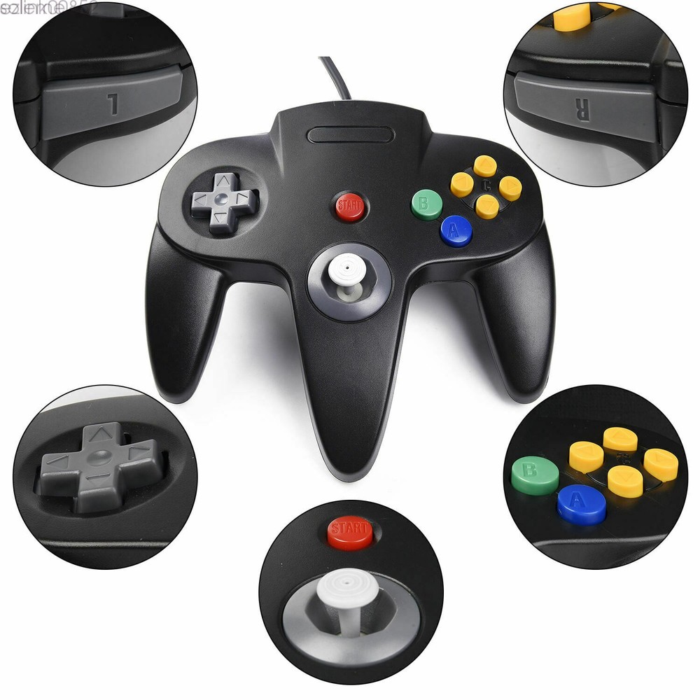 Classic Nintendo 64 N64 Remote Controller Gamepad Control Joystick US