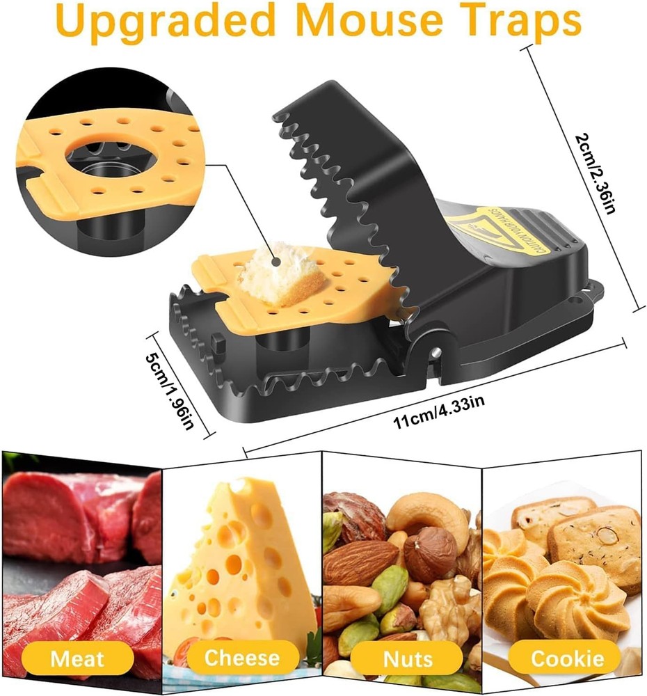 Mouse Traps Reusable Mice Traps Quick Effective Sanitary Safe Mousetrap Mice ...
