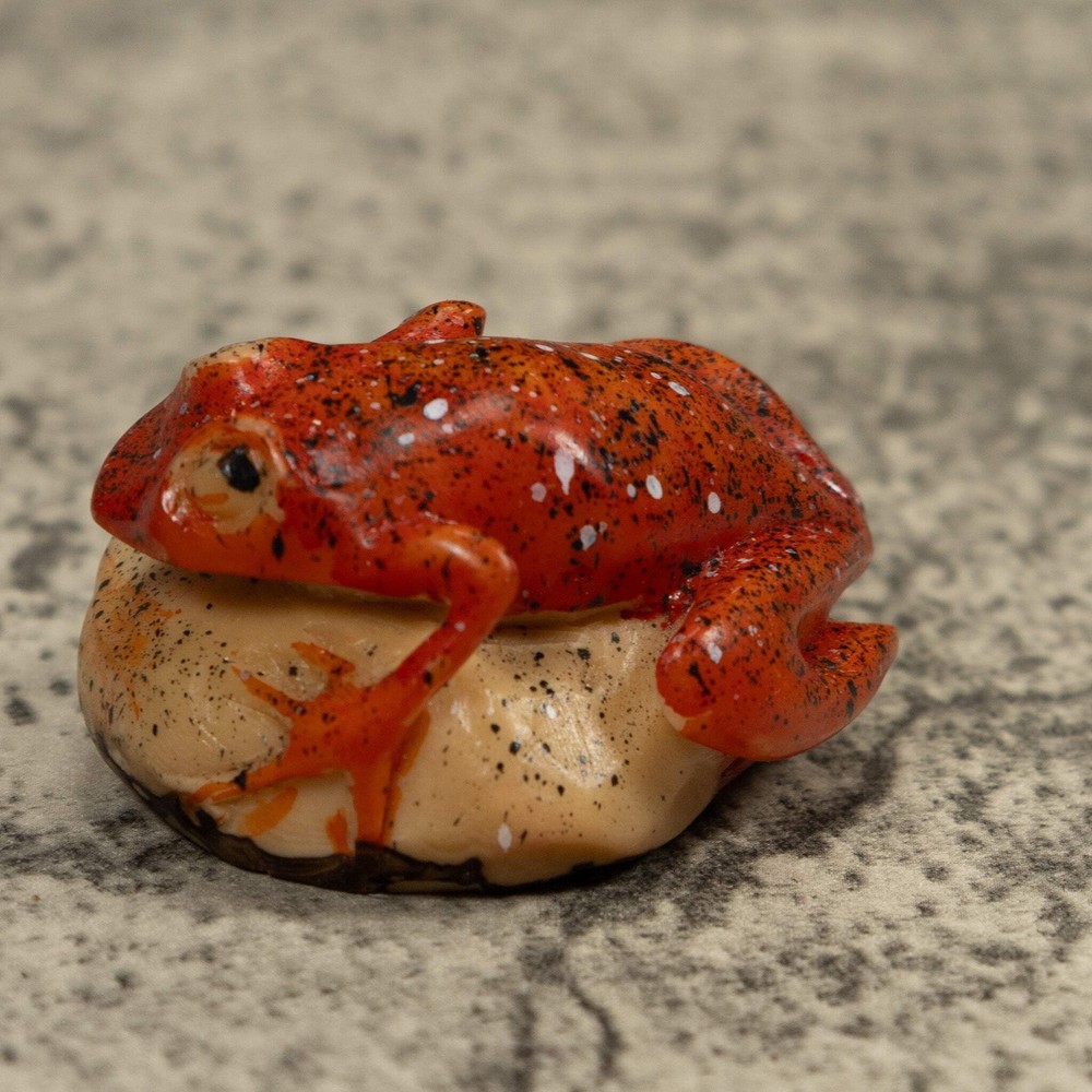 Vintage Frog Tagua Carving