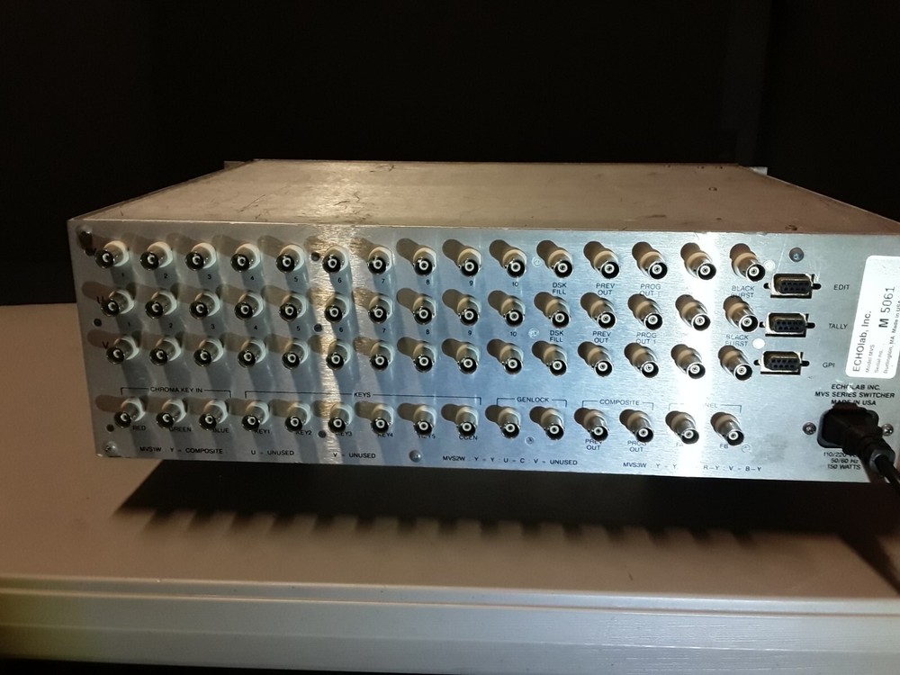 ECHOLAB SWITCHER - MODEL MVS-5 plus MVS MAIN FRAME and POWER