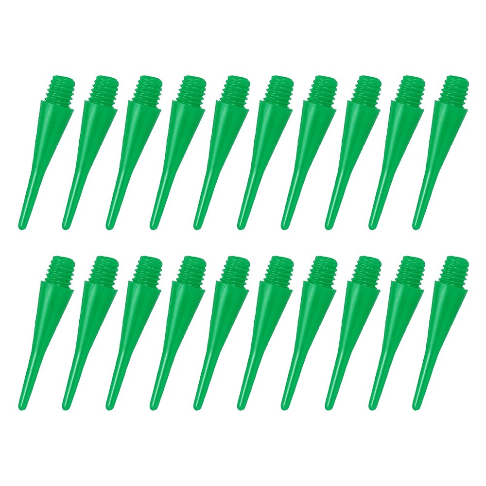 150Pcs Plastic Dart Tips,Game 2BA Thread Soft Darts Tips Replacements Green