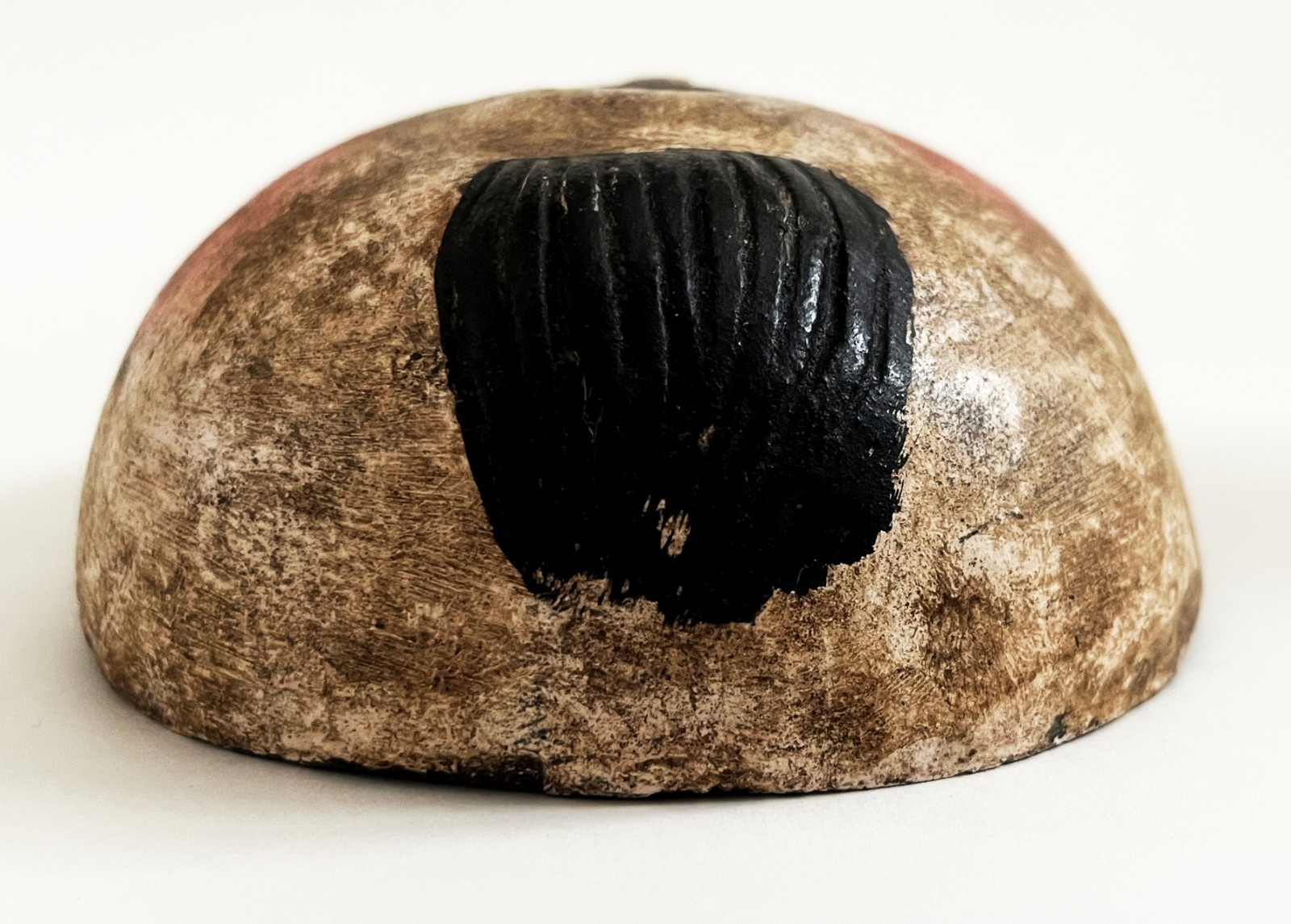 VTG MEXICAN HIDALGO JUANEGRO CUANEGRO JUAN NEGRO FOLK ART HAND CARVED DANCE MASK