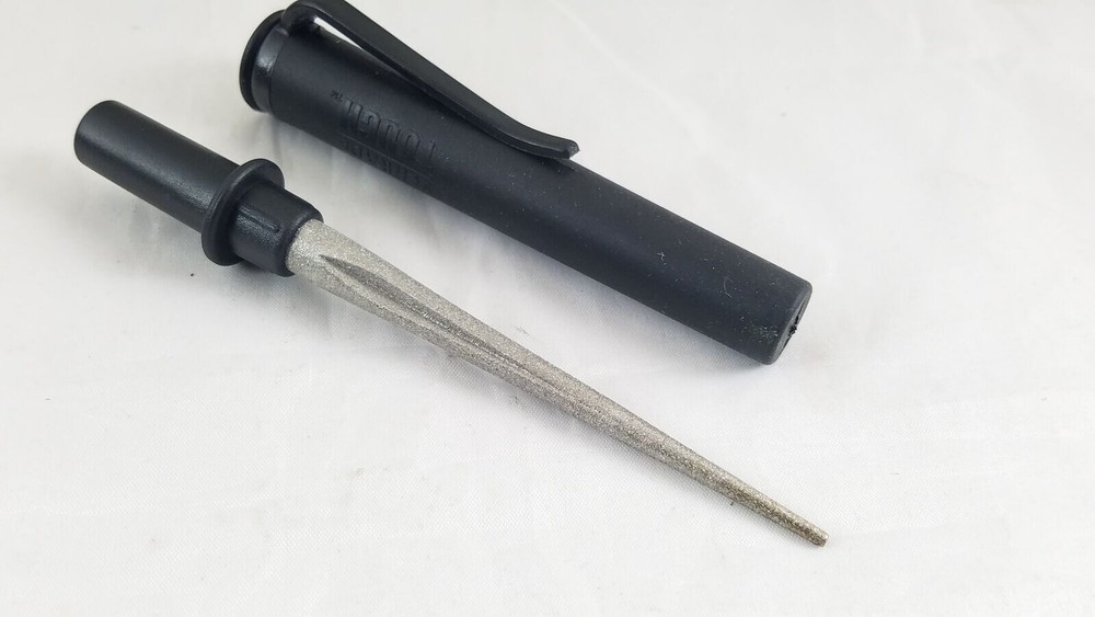 Schrade Old Timer Diamond Pocket Knife Sharpener Rod Stick Sharpening SCHDDS
