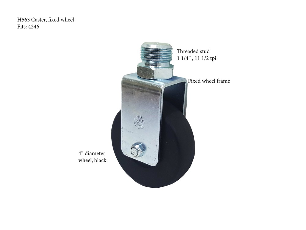 CASTER - FIXED WHEEL