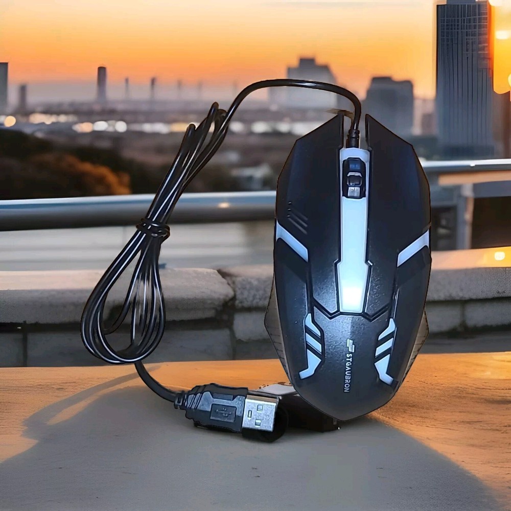 Stgaueron Backlight Game  Mouse