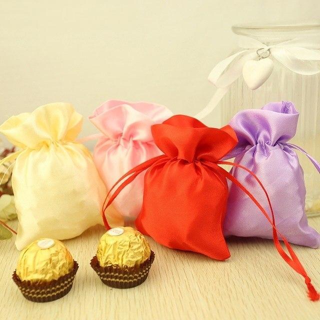 120 pcs 5x7" SATIN FAVOR BAGS Wedding Party Reception Gift Favors WHOLESALE Bulk