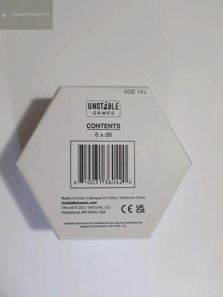 Unstable Games 6 X D6 Dice