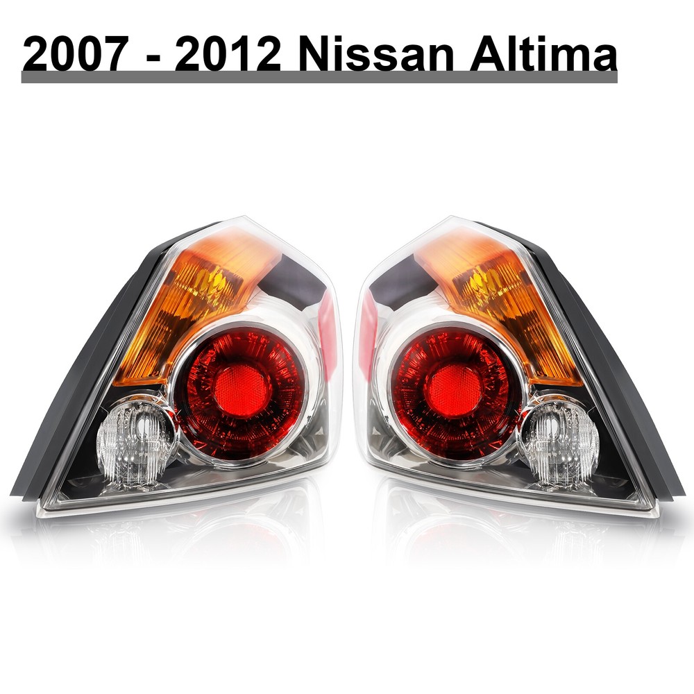 2Pcs Tail Lights For 2007-2012 Altima Sedan Replacement Pair Left+Right 07-12