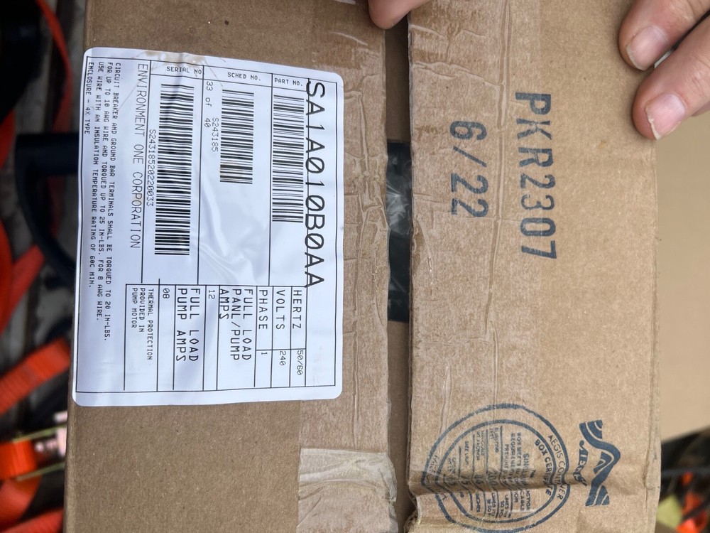 E one pump control box