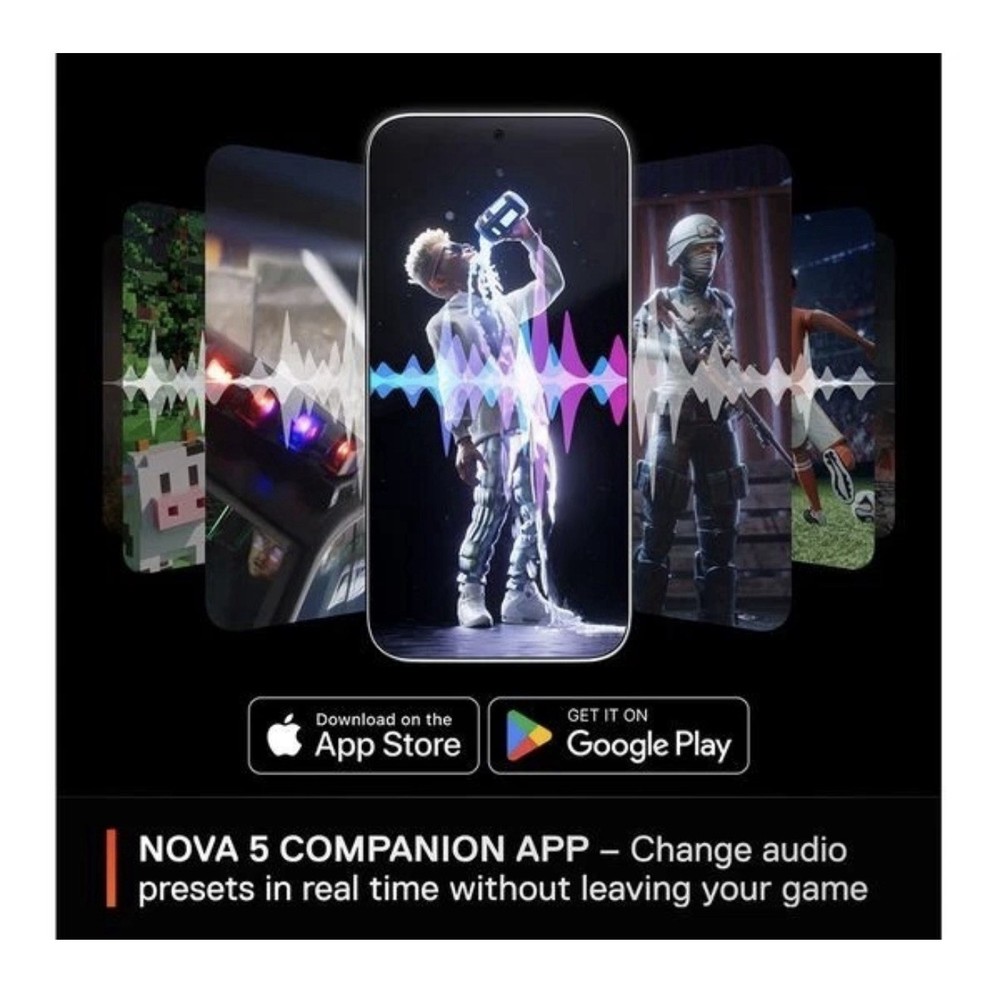 STEELSERIES Arctis Nova 5X Wireless Xbox Gaming Headset - PC,PS5,Switch - Black