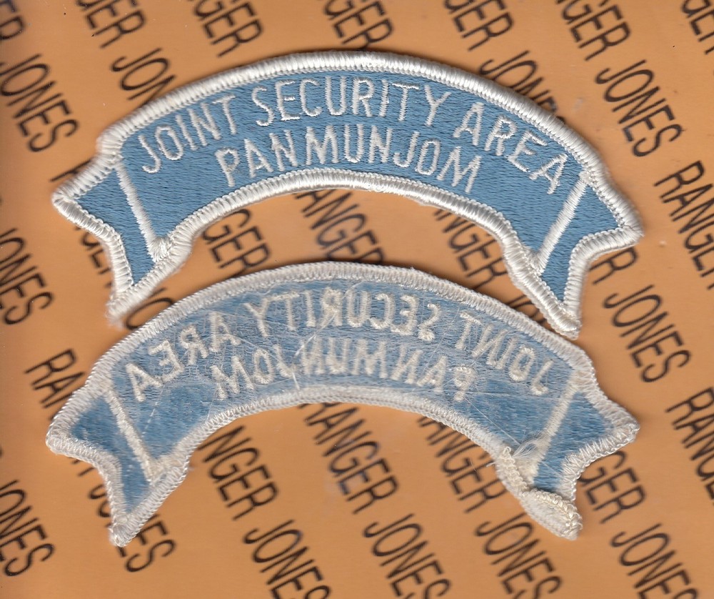 US Army Joint Security Area Pan Mun Jom JSA shoulder scroll patch A
