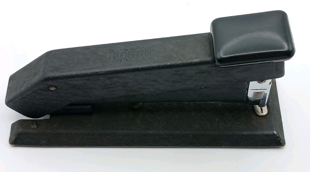Vintage Bostitch Model B5B Desktop Stapler Tacker Front Load Made USA