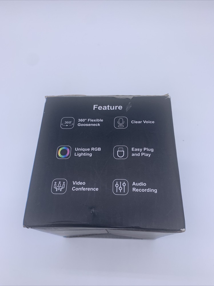 Nexigo M2 RGB USB Computer Microphone with Multicolor Lights