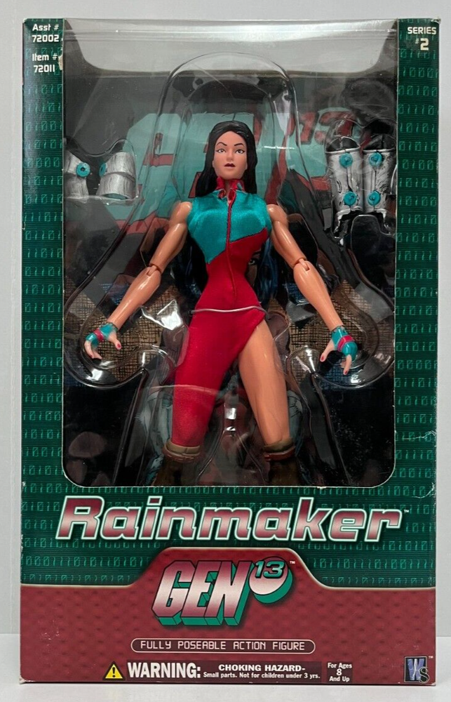 Diamond Distributors WildStorm Comics Gen 13 Rainmaker 12" Poseable Figure MINT
