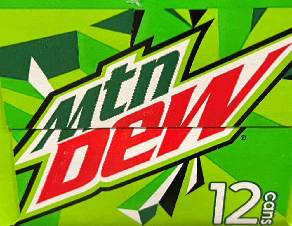 Mountain Dew Soda 12 pack Mtn Dew