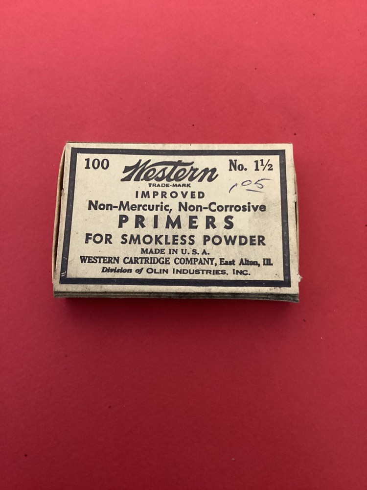 EMPTY Ammo Box Western Primers