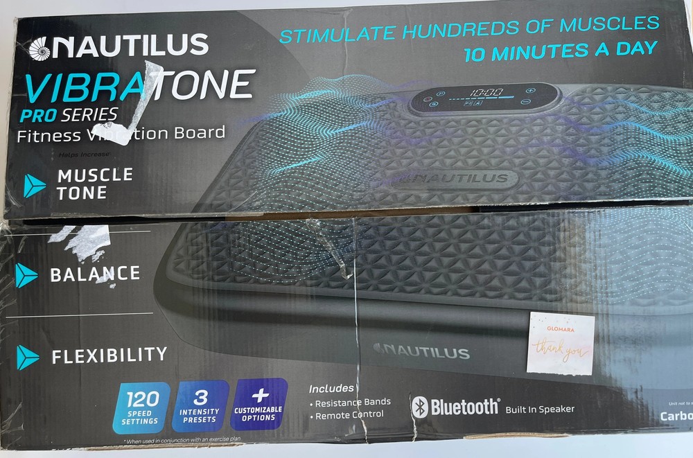 Nautilus Vibratone Pro Vibration Plate Full Body Exercise Bluetooth Platform