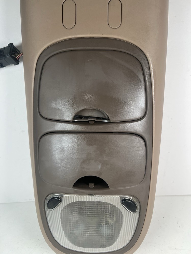1997-2003 Ford Excursion Expedition Overhead Console Dome Light Beige Brown READ
