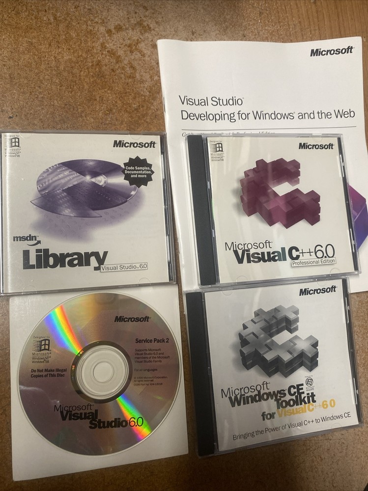 Microsoft Visual C++ 6.0 Professional Edition