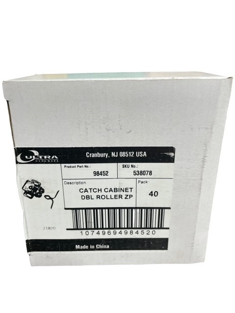 Double Roller Kitchen Cabinet Catch. 40-Pack. FREE SHIPPING