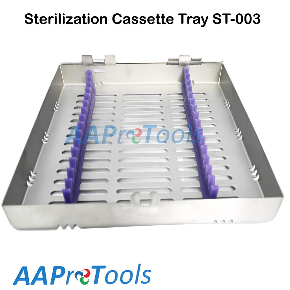 2 Sterilization Cassette for Dental Elevators Extracting Forceps Big Par ST-003
