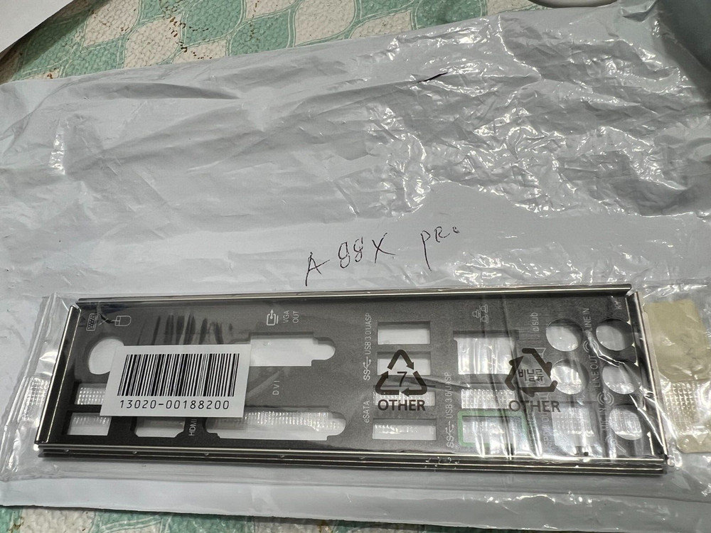 ASUS IO SHIELD for ASUS A88X-PRO ,ORIGINAL