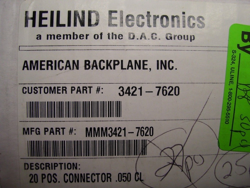 3421-7620 3M Wire Mount Socket Connector Kit 4 PCS