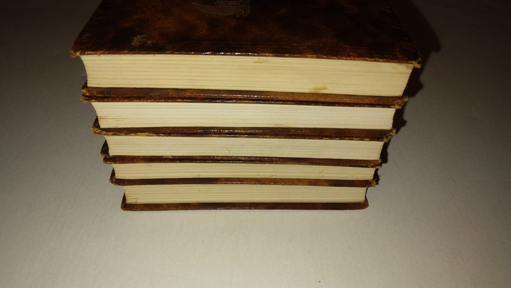 חמשה חומשי תורה Five Books of Moses Chumash Torah 5 Volume Set Hebrew Hardcover