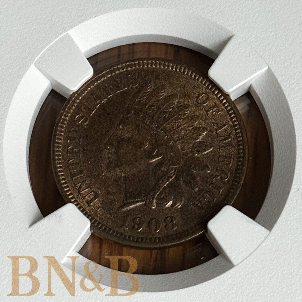 1908 Indian Head Penny NGC MS63 RB