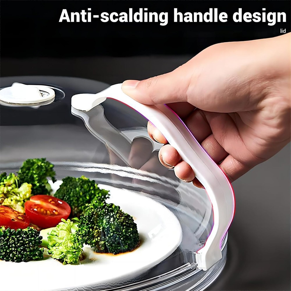 Large Clear Microwave Splatter Cover 12"