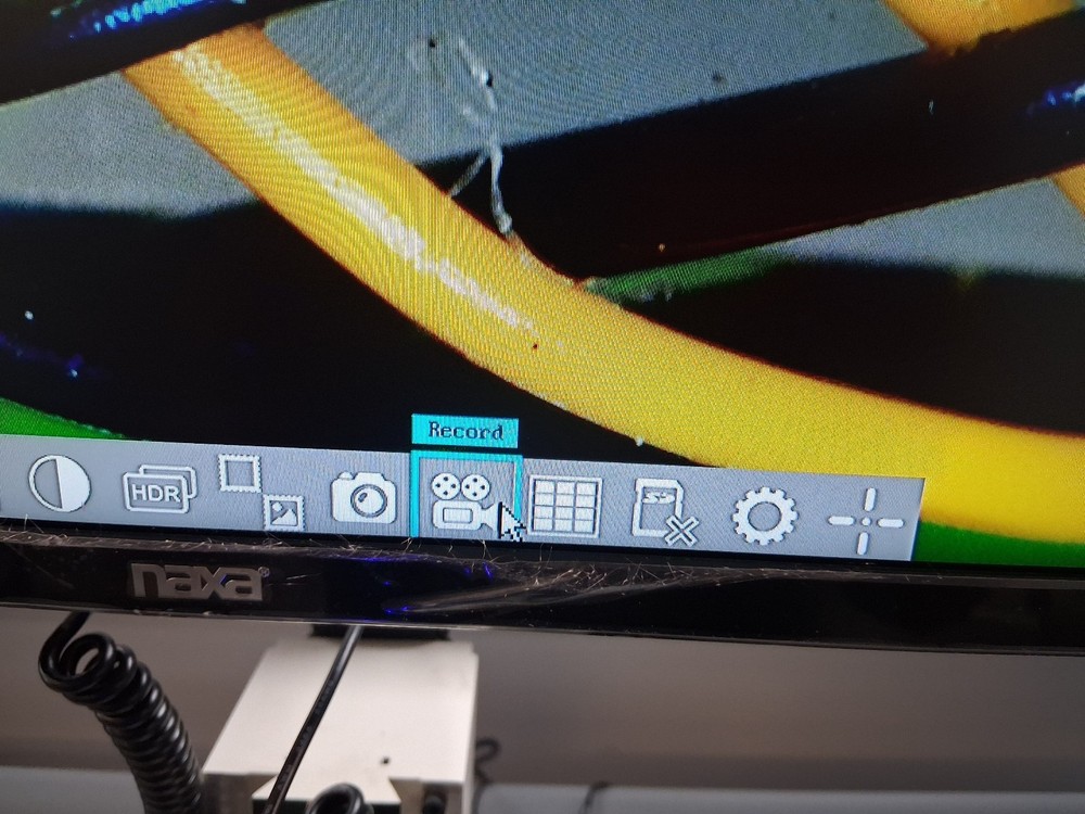 MMBT-1DM XY Tool Scope 20X Toolmakers Manual Microscope 2"x2" Stage HDMI Camera