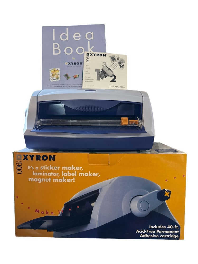 Xyron 900 Laminator Sticker, Magnet, Label Maker Laminator Machine