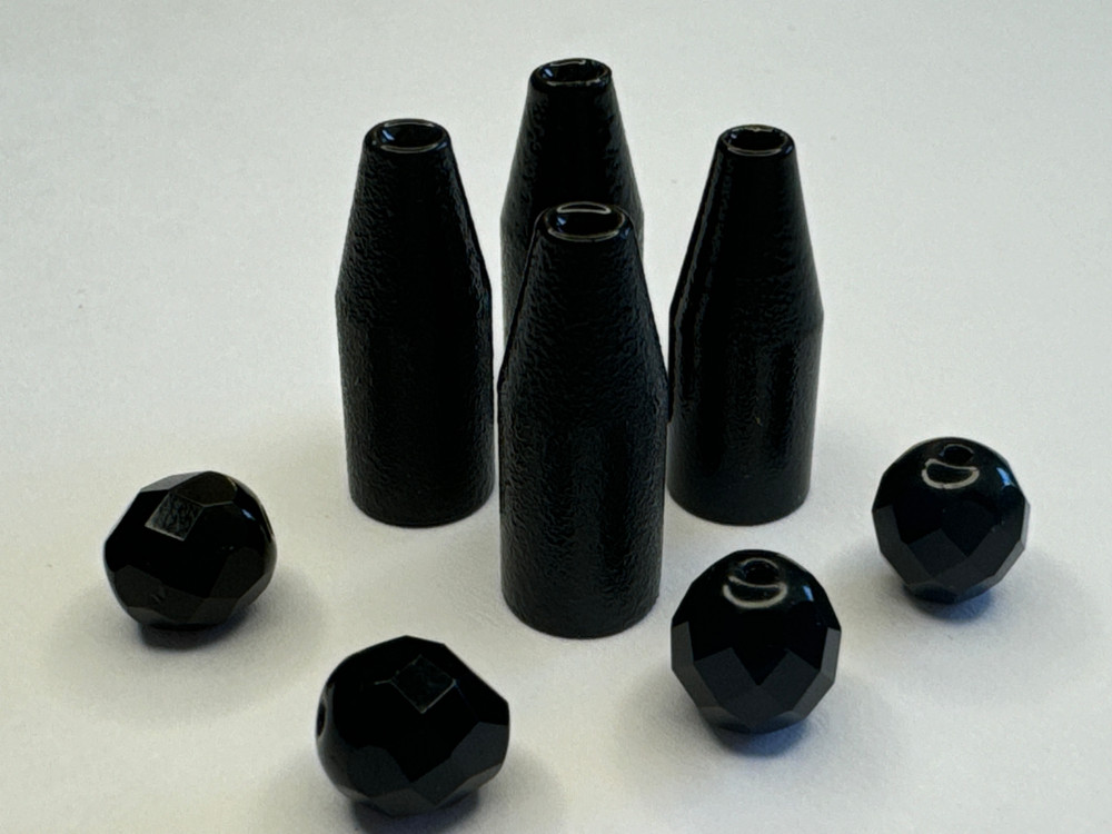 3/16 oz Brass & Glass Combo Pack- Black