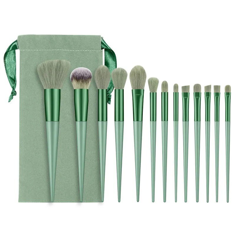 13PCS Make up Brush Set Buffer Powder Contour Eyeshadow Makeup Brushes Set