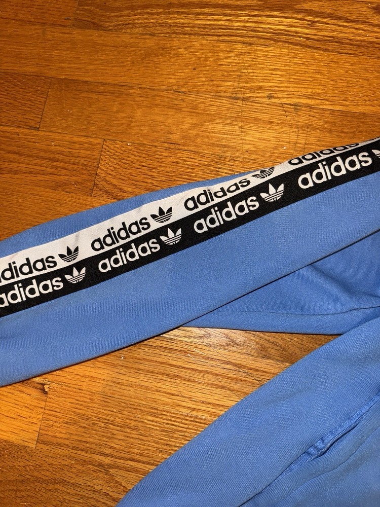 Mens Adidas Blue Track Jacket Size Large