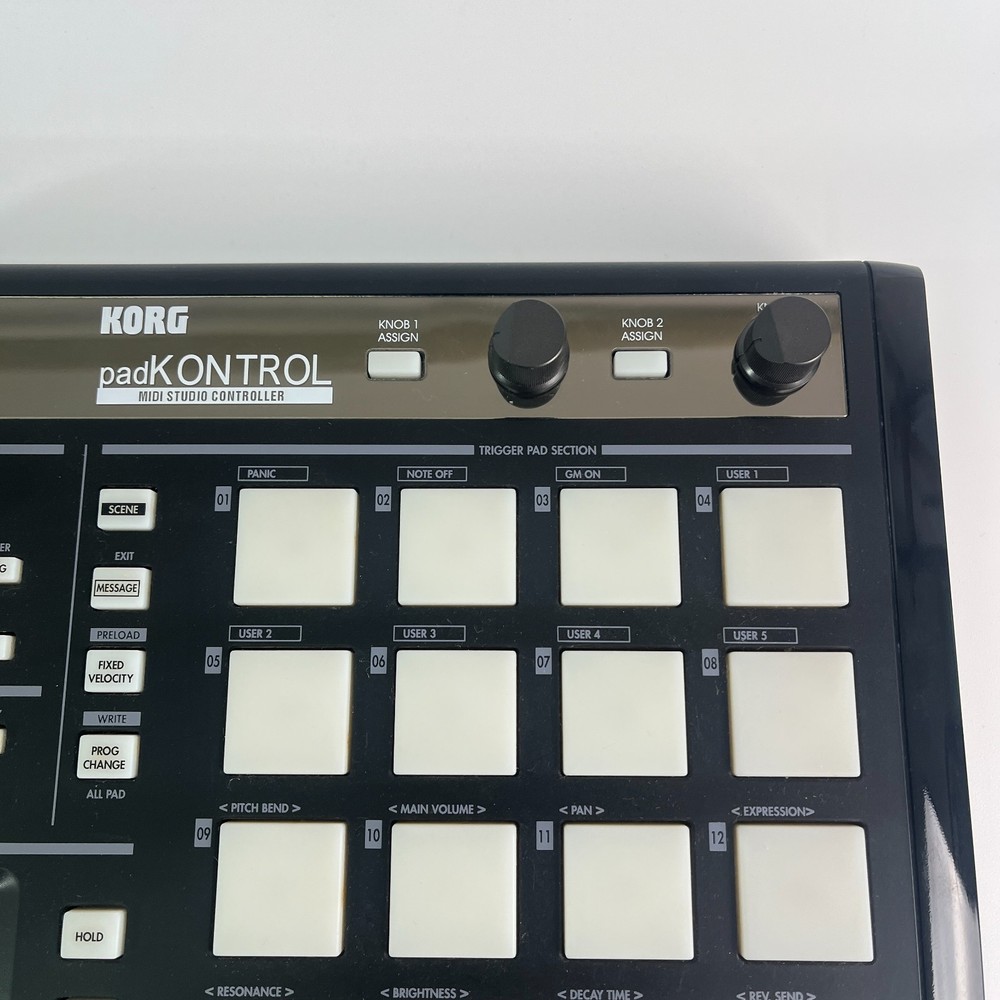KORG KPC-1 padKONTROL Black MIDI Studio Controller Drum Pad - Tested & Working