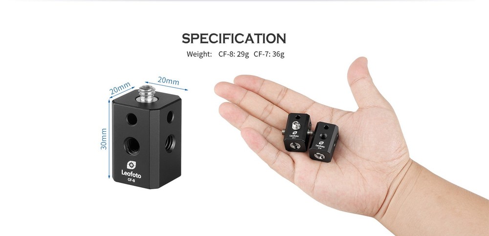 Leofoto CF-8 Tripod Multi-Adapter Post/Block