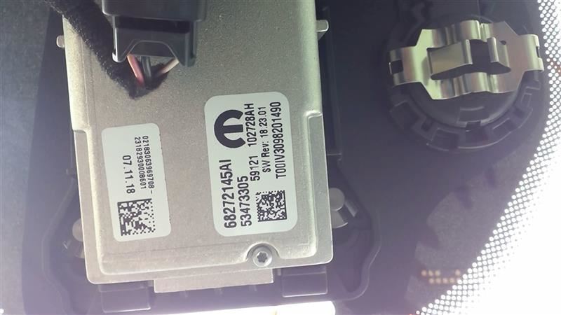 Camera/Projector Camera Front Behind Windshield Fits 19 CHEROKEE 433761