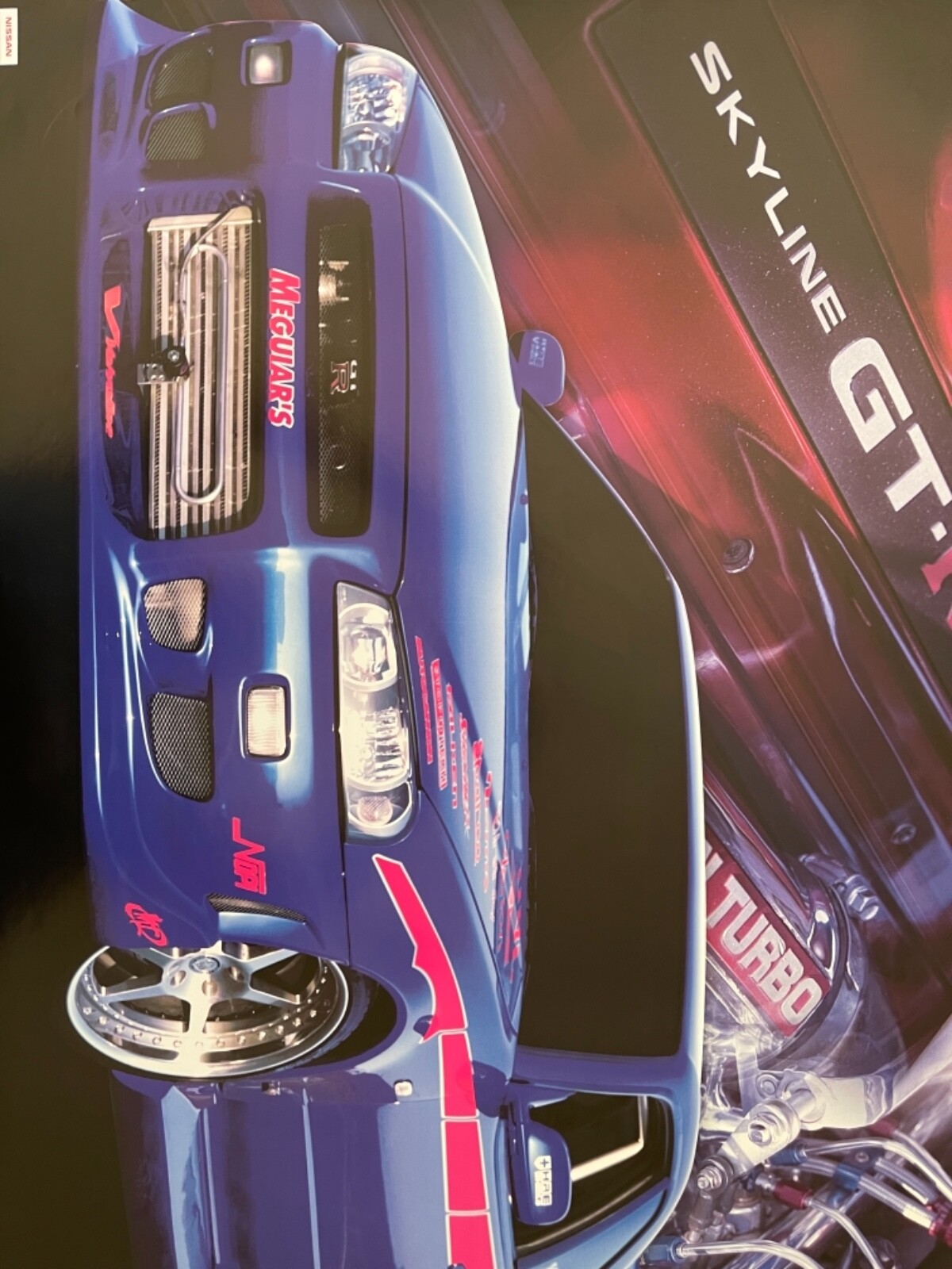 NISSAN SKYLINE 34 GTR, OFFICIAL LICENSED 2000’s POSTER