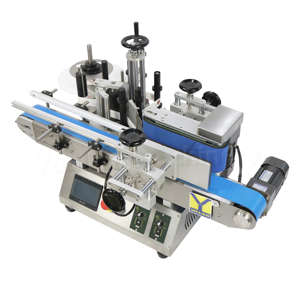 MT-100  Automatic Round Bottle Labeling Machine, Glass Bottle Label Applicator