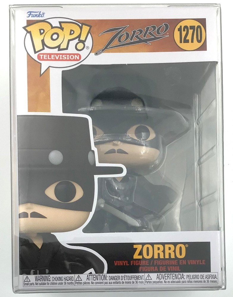 Funko Pop! Television Anniversary Zorro #1270 with Chalice POP Protector