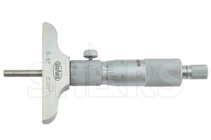 Shars 0 - 6" Depth Micrometer Set Hardened Toolmaker Milling NEW P}