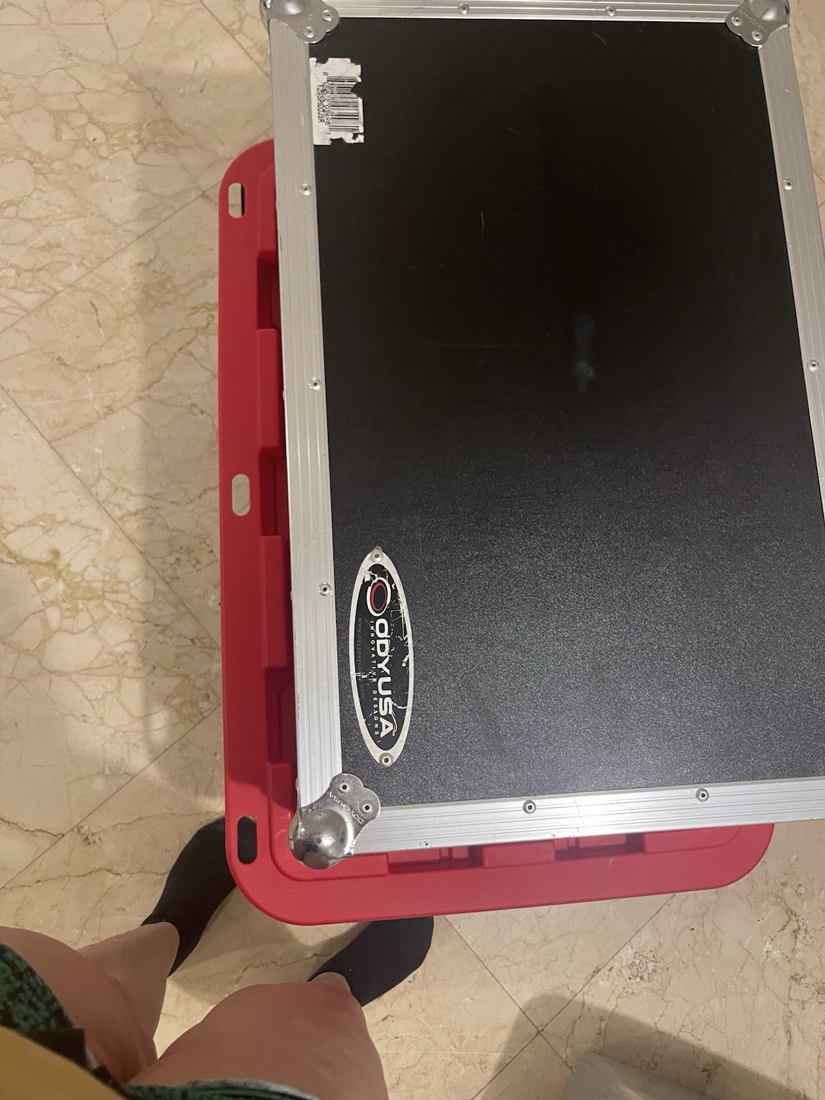 Odyssey Hard Case for Pioneer DJ Controller, Black, Aluminum, Foam Lined