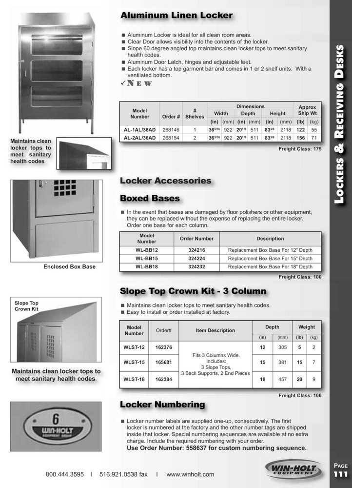 Single Column Two Door Locker - 12" x 12" 2of2