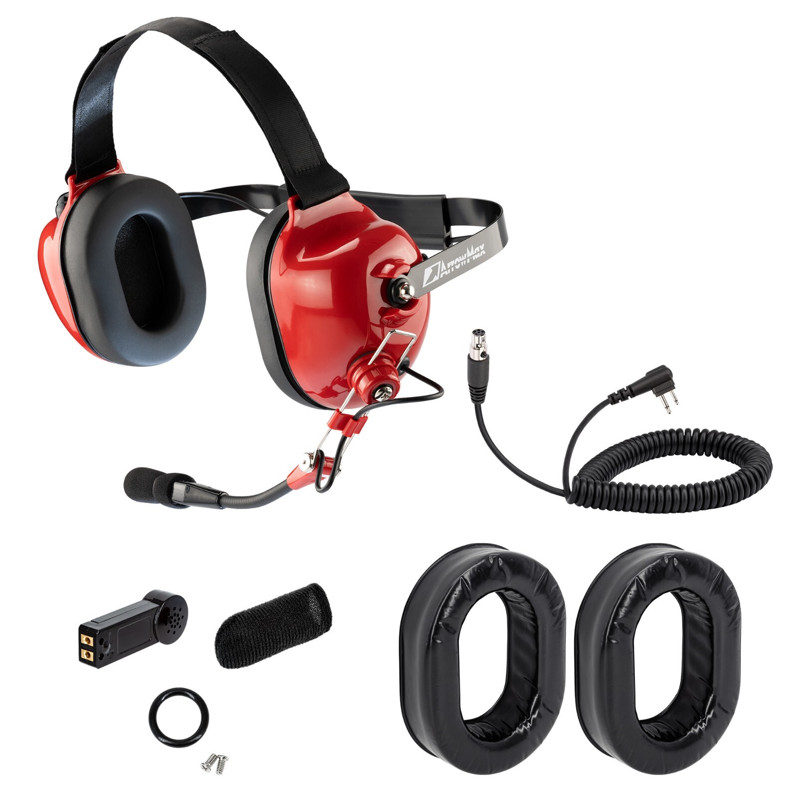 Racing Headset for Motorola Radio with Noise Red CP200D CP100D R2 DEP450 BPR40D