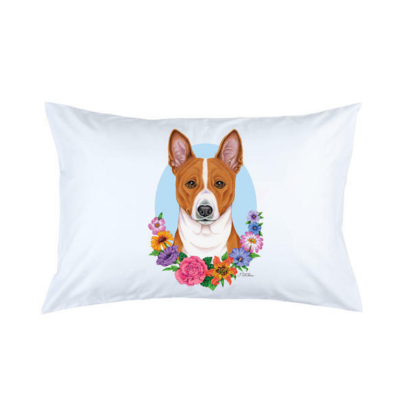 Basenji Micro Fiber Pillowcase