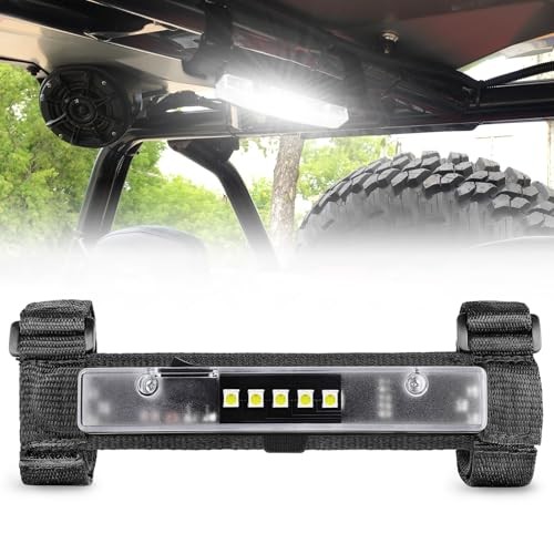 UTV Dome Light, Roll Bar Mount for UTV Interior Lights Battery Powered White