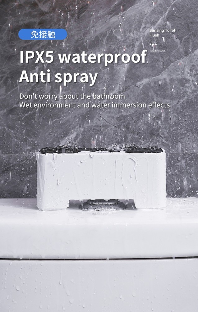 Touchless Intelligent Toilet Flush Sensor Automatic Bathroom Non-Contact Button